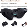 100% Blackout Sleep Masks for Women & Men, Ergonomic Design