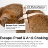 BuddyArmor Cat Harness Escape-Proof Anti-Choking Adjustable Nylon Harness Lightweight with