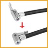 Partuto 10cm Car Tire Valve Connect Pipe Air Chuck Inflator
