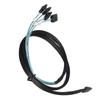 SAS Cable SFF‑8654‑4 SATA 7 Pin Array Disk Faster Transmission