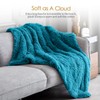 Mr. Sandman Shaggy Faux Fur Sherpa Weighted Blanket 15 lbs