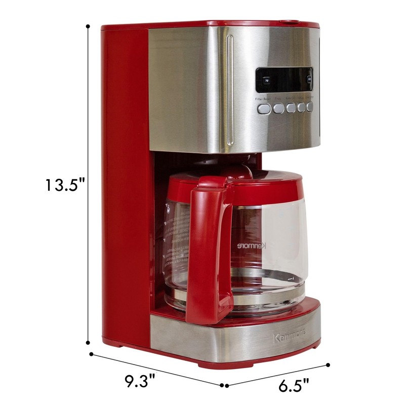 Kenmore Drip Coffee Maker - 12 Cup Programmable Cafe Machine