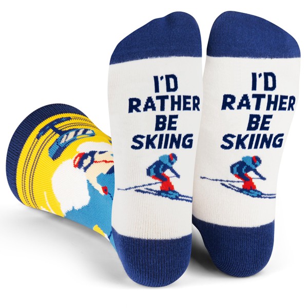 I'd Rather Be Skiing Socks