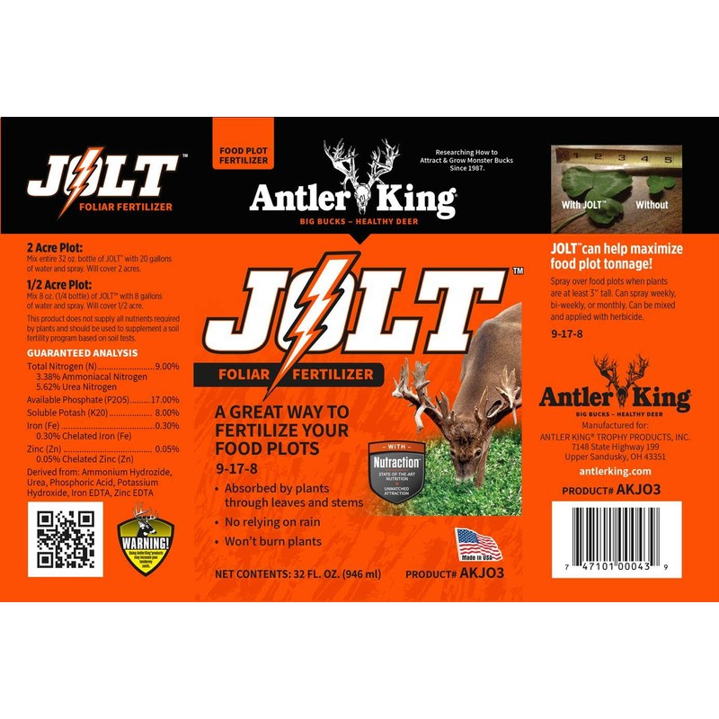 Antler King Jolt Liquid Fertilizer