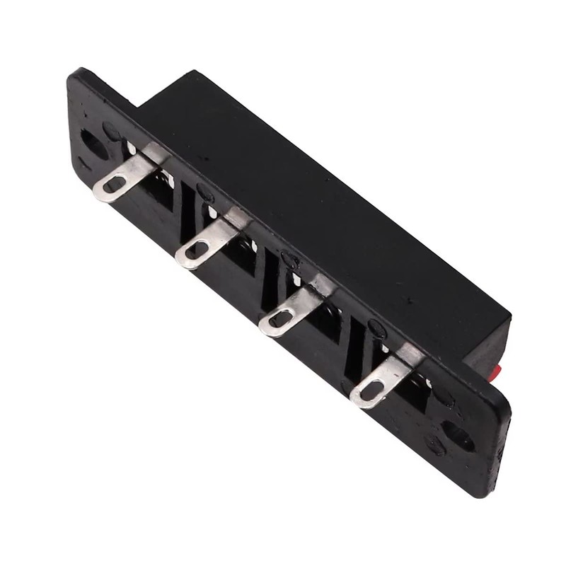 WANGCL 4pcs 4 Way Speaker Terminal Connectors Terminal Block Spring