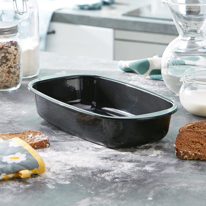 Westmark bread pan, enamel, 37 x 20 x 7 cm