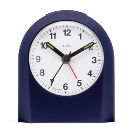 Acctim Palma Analogue Alarm Clock Quartz Luminous Hands