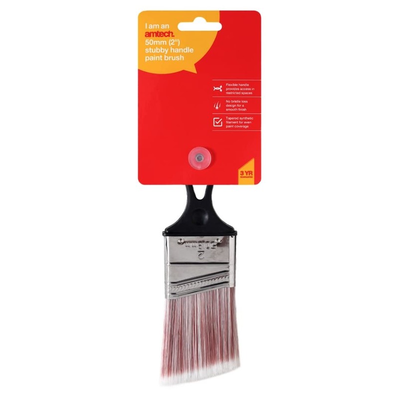 Amtech G4345 50mm (2") Stubby handle paint brush