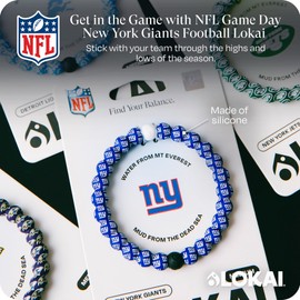 Lokai New York Giants Logo L Multi, Multi, Large