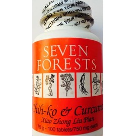 Seven Forests - Chih-ko & Curcuma, 100 Tablets