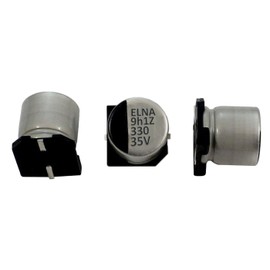 Elko Capacitor 10x Radial 330µF 35V SMD Electrolytic Capacitor up to 105°C 330uF Electrolytic Capacitor from Elna