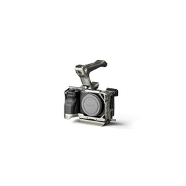Camera Cage for/Compatible with Sony a6700 Lightweight Kit - Titanium Gray | | Mount Accessories | Custom Designed | ARCA Ready | Compatible | NATO TOP Handle | TA-T54-A-TG