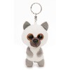 NICI Glubschis Lemur King Lou Key Ring 9 cm White