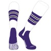 PEAR SOX OTC Baseball Softball Stirrup Socks (E, 5in) White,