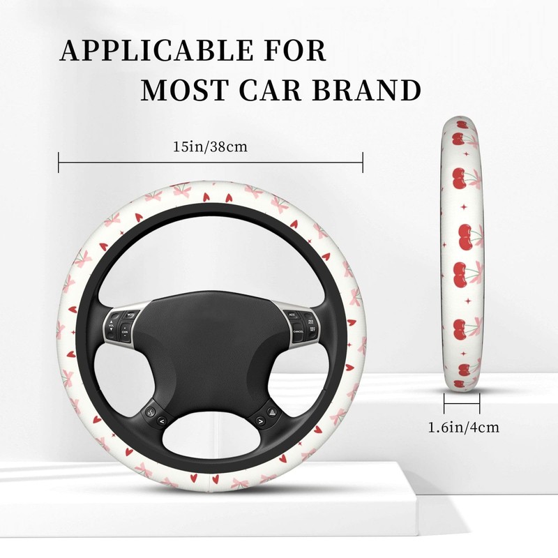 Generic Car Steering Wheel Cover Universal Neoprene Anti Slip Car