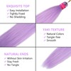 Lavender Purple Braiding Hair Pre Stretched 2 Packs Box Braids