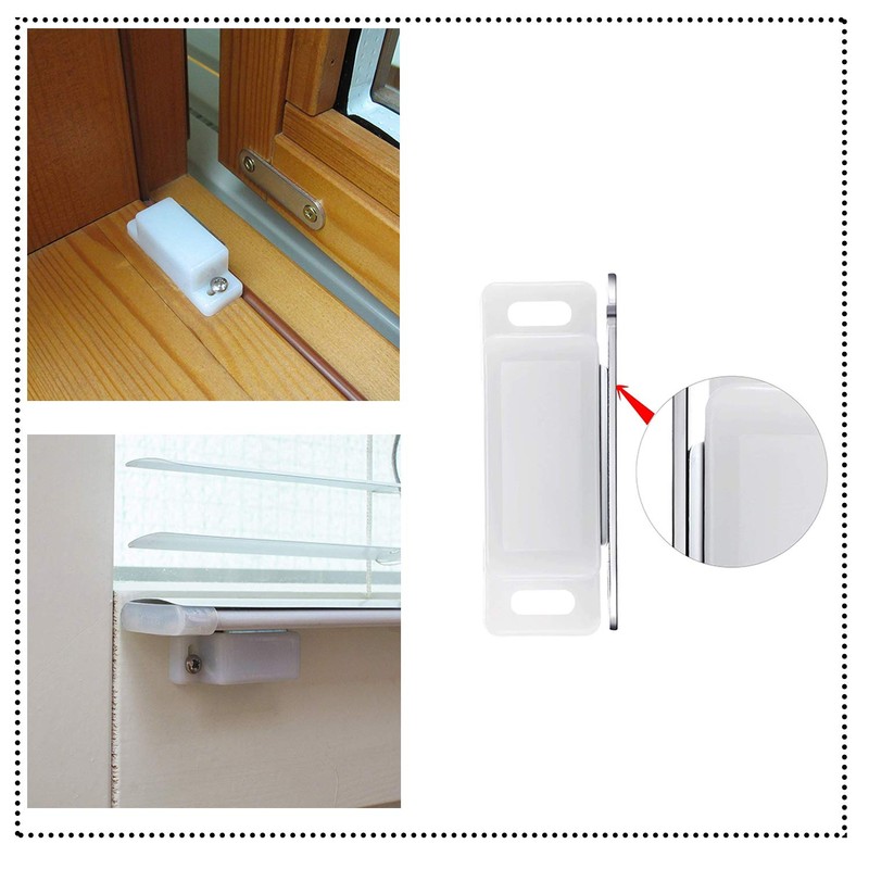 Rannb Magnetic Door Catch Latches for Cabinet Doors, Cupboards, Drawers