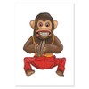 Azeeda A3 'Vintage Creepy Monkey Toy' Wall Poster/Print (PP00239442)