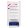 Wall Mount for Dry Eraser Whiteboard Marker with 7 Slots