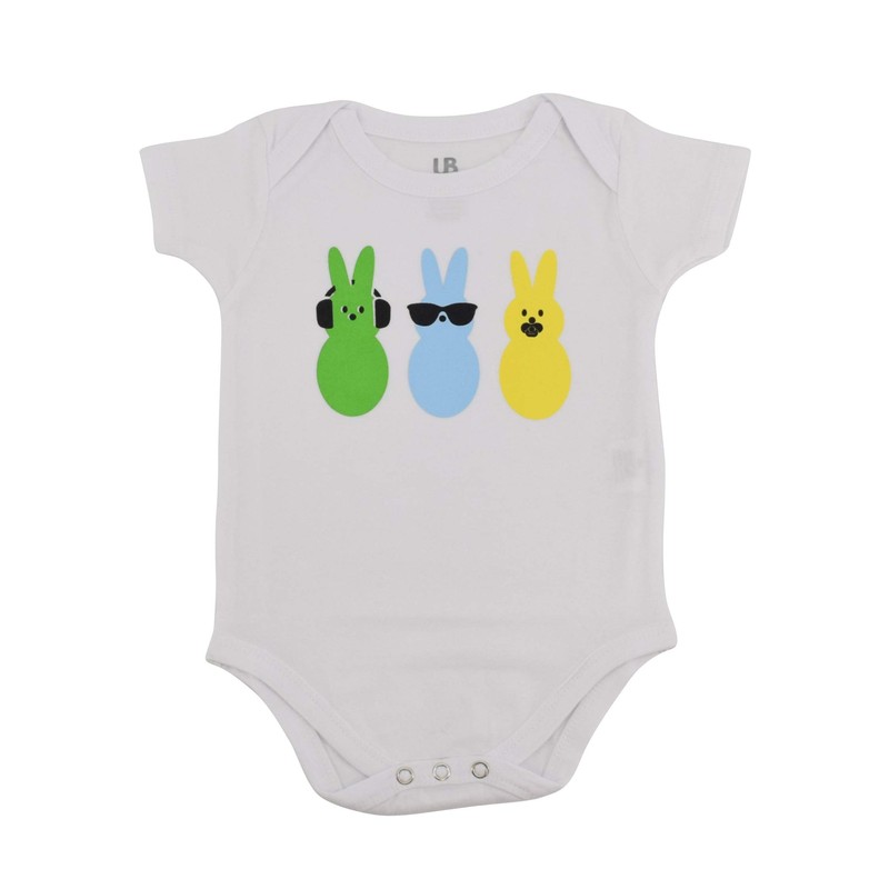 Unique Baby Peeps Hear See Speak 1st Easter Layette Set