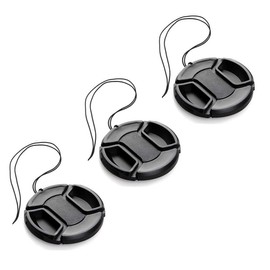 EF-M 15-45mm Lens Cap [49mm] for Canon M50ii M100 M6 M10 w/EF-M 15-45mm f/3.5-6.3 is STM Lens [3-Pack]