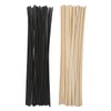 25pcs Black and 25pcs White Rattan Reed Diffuser Sticks Replacement