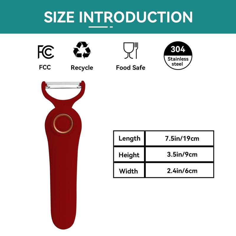 3-in-1 Electric Peeler | Auto Blade for Fruits/Vegetables | 3