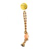 Fancy Pets Juguete de SOGA Tejida con Pelota de Tenis