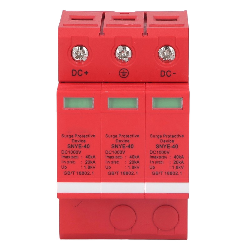Orange Red Combiner Box Surge Protection Device Distribution Box Voltage