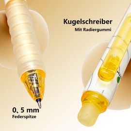 Xiaocanglan Erasable Ballpoint Pen Rollerball Pen Erasable Pack of 6 Blue Ballpoint Pens Erasable 0.5 mm Erasable Pen Gel Pen Erasable Pens for Students Gift School Supplies Office Supplies