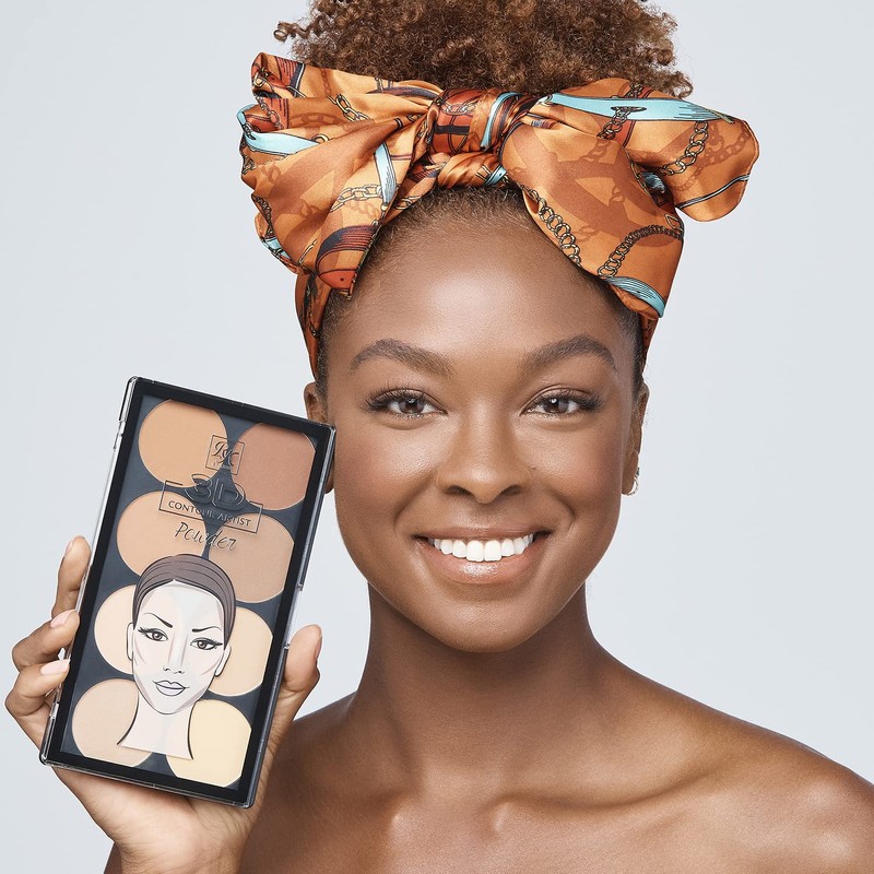 Ruby Kisses Flawless Finish with 3D Contour Powder Makeup Palette