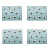 Meg Hawkins Set of 4 Placemats - Buzzing Bees Design