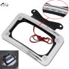Unbranded Curved Laydown License Plate Mount Frame LED Light For