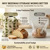 Fruzmzk Reusable Beeswax Bread Bag Sourdough Storage 17 x 13