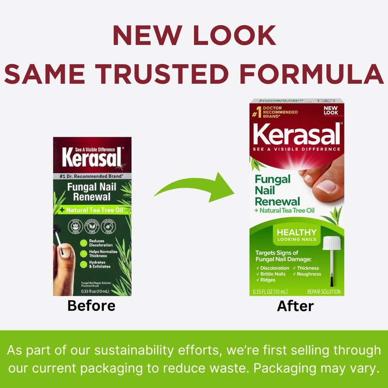 Kerasal Renewal Nail Repair Solution with Tea Tree Oil for
