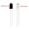 Gikfun 5mm 940nm LEDs Infrared Emitter and IR Receiver Diode