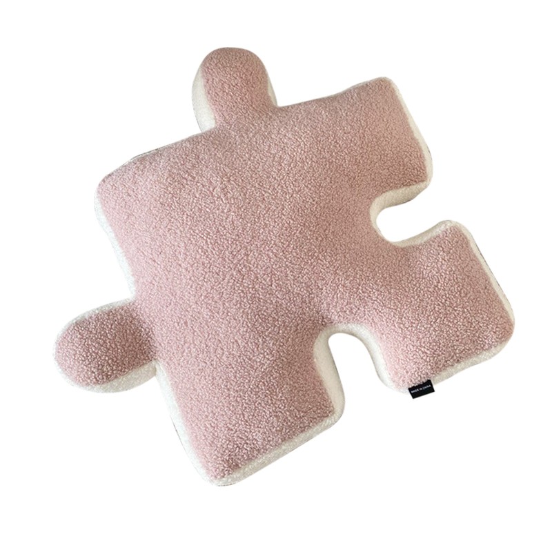 Plush Throw Pillow Ultra Soft Cushion Puzzle Special Shaped for