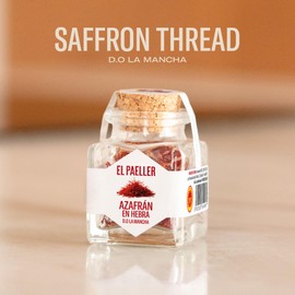 EL PAELLER Saffron - Origin Spain D.O. La Mancha - 100% Natural - Intense Aroma & Taste - Ideal for Paella and Mediterranean Cuisine