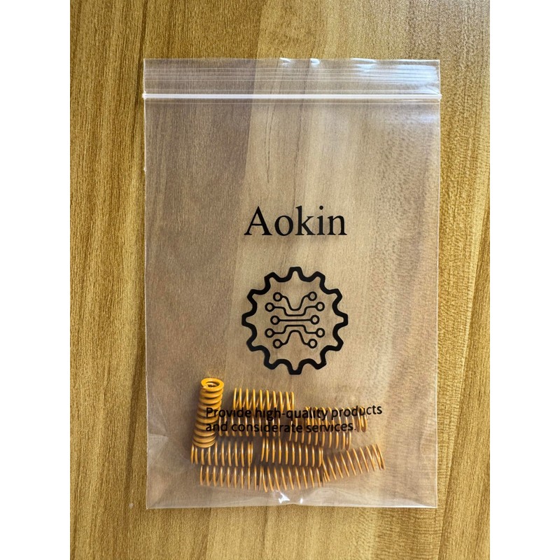 Aokin 3D Printer Bed Springs, 8mm OD 20mm Length Compression