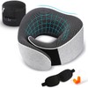 Travel Pillow, Best Memory Foam Neck Pillow Head Support Soft