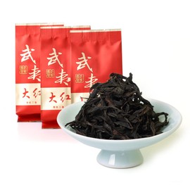 GOARTEA 25Pcs 8g Supreme Fujian Wuyi Da Hong Pao Dahongpao Big Red Robe Rock Loose Leaf Chinese Oolong Tea