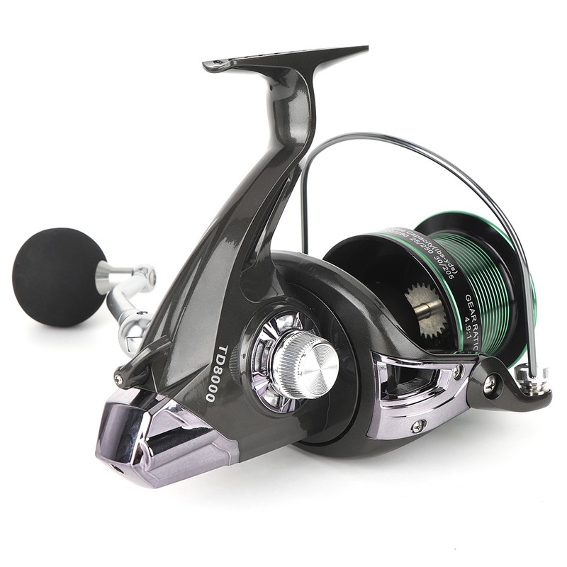 Metal Long Shot Casting Large Right/Left Hand Interchangeable Saltwater Spinning