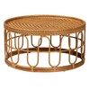 bali & pari Phoenix Natural Rattan Coffee Table, One Size,