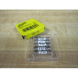 Bussmann GDA-2A 2 A Ceramic Fast Acting, High Breaking Capacity Cartridge 250 V Ul Recognized, 5 Pack