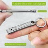 VOGARB Keychain Nail Clippers for Men Fingernail and Toenails, Portable