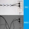 Sfcddtlg 25 Pcs White Down Wall Clips - Wire Shelf