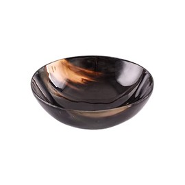 Unbekannt Battle Merchant Horn Bowl Approx. 15 cm Diameter Viking Bowl Medieval Warehouse LARP Fruit Bowl