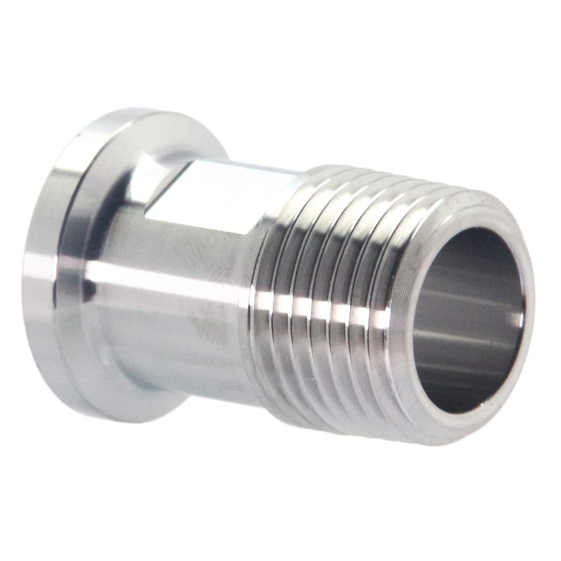 QiiMii 1/2" Tri Clamp Male Adapter to 1/2" BSPT Thread