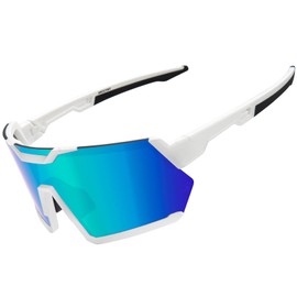 Awdchny Z87 Sunglasses Sports Sunglasses for Men Women,Running Cycling Glasses Tr90 Unbreakable UV400 Protection Sun Glasses8001 Blue