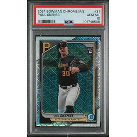 Graded 2024 Topps Bowman Chrome Mega Box Paul Skenes #31 Rookie RC Baseball Card PSA 10 Gem Mint